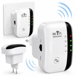 Access Point Hello Case Wzmacniacz Sygnału Wi-Fi Repeater Access Point 300Mb/s 2.4GHz WPS LAN Mocny HOME0350