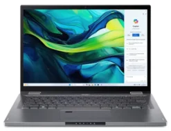 Acer Aspire Spin 14 ASP14-52MTN-51V5 Intel Core Ultra 5 115U Hybryda (2w1) (14") Ekran WUXGA 16 GB LPDDR5x-SDRAM 512 GB SSD Wi-Fi 6E (802.11ax) Windows 11 Home Szary NX.J3JEV.002