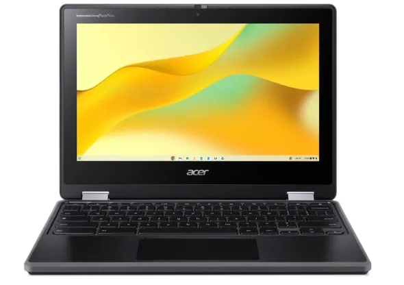 Acer Chromebook R756T-TCO-C7GP N100 (11.6") Ekran HD 4 GB LPDDR5-SDRAM 64 GB SSD Wi-Fi 6 (802.11ax) ChromeOS Czarny NX.KEBEG.002