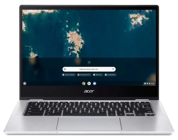 Acer CP314-1HN-C11N Intel® Celeron® N4500 Chromebook 35,6 cm (14") Ekran Full HD 8 GB LPDDR4x-SDRAM 64 GB SSD Wi-Fi 6 (802.11ax) ChromeOS Srebrny NX.AZ3EG.003