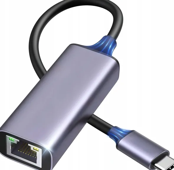 ADAPTER SIECIOWY USB-C KARTA SIECIOWA LAN RJ45 1000MBPS Ethernet Gigabit