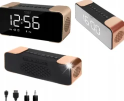 Adler bezprzewodowy bluetooth USB AUX LED SD FM