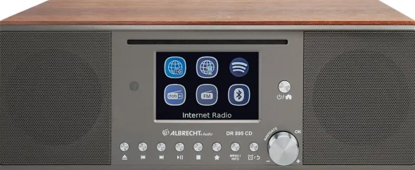 Albrecht DR 895 CD Hybridradio holz