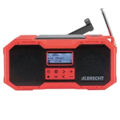 Albrecht DR 112 Cyfrowy Czarny, Czerwony