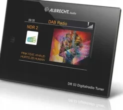Albrecht DR 53, Digitalradio Tuner, DAB+/UKW, Bluetooth, schwarz
