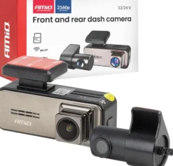 AMiO Wideorejestrator samochodowy 4k + 2k wlan 512 gb wifi uhd amio-04801