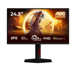 AOC G4 25G4KUR 24.5" Full HD LED Czarny, Czerwony
