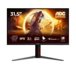AOC G4 U32G4U 31,5" 4K Ultra HD Czarny, Czerwony