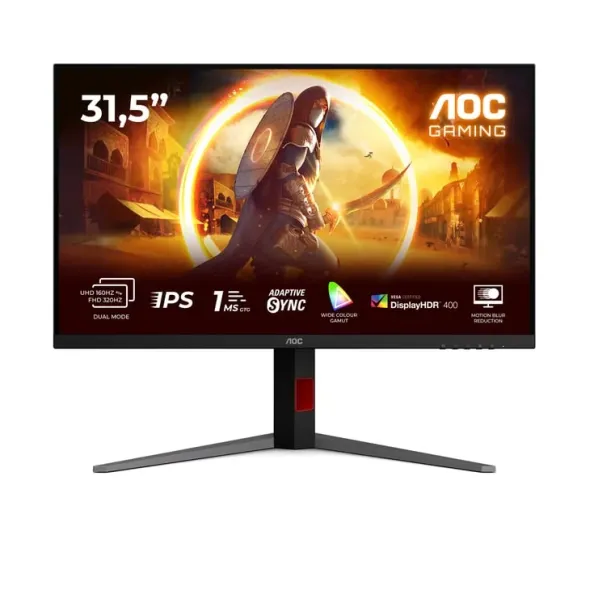 AOC G4 U32G4U 31,5" 4K Ultra HD Czarny, Czerwony
