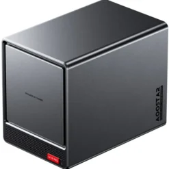 AOOSTAR WTR Pro NAS Mini PC Barebone (No RAM No SSD), AMD Ryzen 7 5825U 8 Cores Max 4.5GHz, HDMI+DP+Type-C Triple 4K Display 1293000EUDF