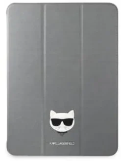 Apple Etui na tablet Karl Lagerfeld Choupette Head Saffiano na iPad Pro 12.9" KLFC12OCHG) Srebrne