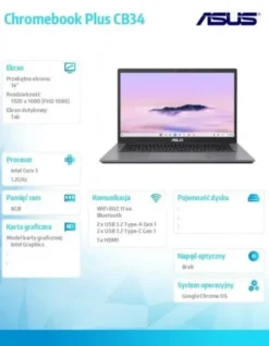 asus Chromebook Plus CB3402CVA-MW0517