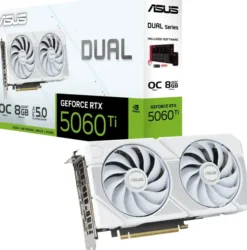 ASUS Dual -RTX5060TI-O8G-WHITE NVIDIA GeForce RTX 5060 Ti 8 GB GDDR7 90YV0MP5-M0NA00