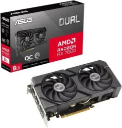 ASUS Radeon RX 7600 DUAL 8GB EVO OC DUAL-RX7600-O8G-EVO