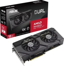 ASUS Radeon RX 7700 XT DUAL 12GB OC DUAL-RX7700XT-O12G