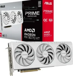 ASUS Radeon RX 9070 XT PRIME 16GB WHITE OC PRIME-RX9070XT-O16G-WHITE