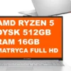 Asus Vivobook Go 15 / E1504FA-WH56 / Ryzen 5 / 16GB / 512GB / Radeon Graphics / Win 11 / Srebrny