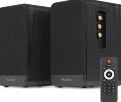 Audizio Aktywny zestaw głośników półkowych 80 W BT czarny BS10