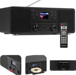 Audizio Avola CD/BT/DAB+/WIFI czarny one size