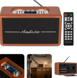 Audizio DAB FM BT Tune60 brązowe one size