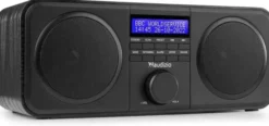 Audizio Radio cyfrowe stereo FM DAB+ Novara czarne one size