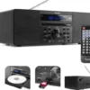 Audizio Radioodtwarzacz PRATO ALL-IN-ONE USB CD / DAB+ czarny one size