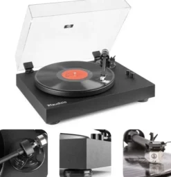 Audizio RP340 HQ z wkładką Audio Technica AT-3600L czarny one size