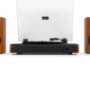 Audizio RP337W Vintage gramofon z bezprzewodowymi głośnikami BT Drewno one size