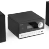 Audizio Wieża Toulon HiFi czarno/srebrna one size