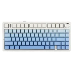 AULA - F75 Wireless Mechanical Keyboard Gradient Blue Side-Engraved AF75GBSPSV