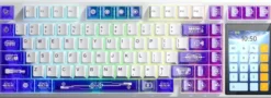 AULA L99 Semi transparent Purple+White Carmel Latte switch RGB AUL99-STP-CL