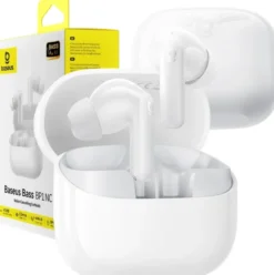 Baseus Bass BP1 NC Doknałowe Bluetooth 6.0 Biały A0010705