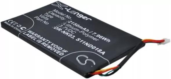 Cameron Sino Barnes & Noble BNRV300 / DR-NK03 2150mAh 7.96Wh Li-Polymer 3.7V (Cameron Sino)