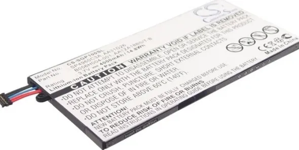 Cameron Sino Samsung Galaxy Tab SP4960C3A 4000mAh 14.80Wh Li-Polymer 3.7V