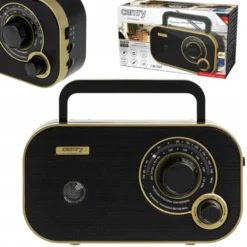 Camry Radio Przenośne Zasilanie Sieciowe Bateryjne Fm/am Cr 1910g