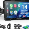 Canva Carpuride W702 Plus Ekran motocyklowy 7" CarPlay BT Audio