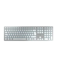 CHERRY KW 9100 SLIM FOR MAC klawiatura USB + Bluetooth QWERTZ Niemiecki Srebrny JK-9110DE-1