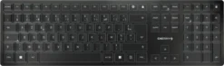 CHERRY KW 9100 SLIM klawiatura RF Wireless + Bluetooth AZERTY Francuski Czarny