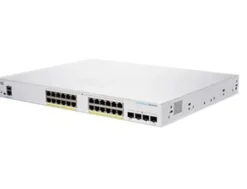 Cisco CBS250-24P-4X-EU-RF łącza sieciowe Zarządzany L2/L3 Gigabit Ethernet (10/100/1000) Srebrny CBS250-24P-4X-EU-RF