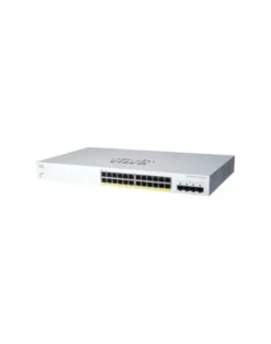 Cisco switch CBS220-24P-4G, 24xGbE RJ45, 4xSFP, PoE+, 195W (CBS22024P4GEURF)