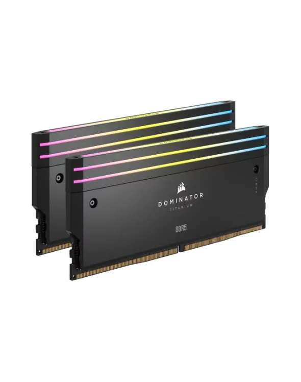 CORSAIR DOMINATOR TITANIUM RGB 48GB 2x24GB DDR5 7200MT/s DIMM Unbuffered 36-46-46-116 OC PMIC XMP 3.0 Black Heatspreader 1.4V