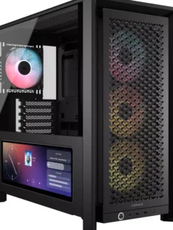 CORSAIR Obudowa Midi FRAME 4000D LCD RS ARGB Mid-Tower, Black CC-9011326-WW