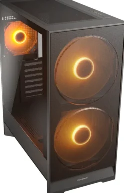 COUGAR Gehäuse Midi-Tower Airface 180, ARGB, Schwarz CGR-5VA4B-RGB