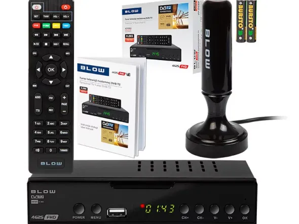 Dekoder tuner dvb-t2 blow 4625