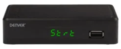 Denver DTB-148 set-top box (dekoder STB) Ethernet (RJ-45), Terrestrial Full HD Czarny