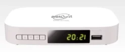 Digiquest Digitale Terrestrial, XJ, DVB-T2, z podwójnym pilotem, Biały