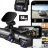 Dod Tech HUPEJOS Kamera Samochodowa 4-Kanałowa 360 4x1080P WiFi GPS