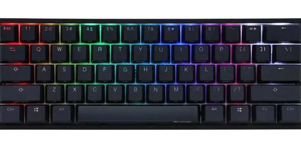 Ducky One 2 Mini RGB klawiatura Gaming USB US English Czarny