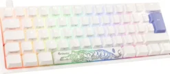 Ducky One 2 Pro Mini White Edition Gaming Tastatur, RGB LED - Cherry Red DKON2061ST-RDEPDWWT2