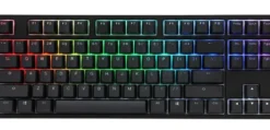 Ducky One 2 TKL PBT, MX-Speed-Silver, RGB LED - czarna Klawiatura Gamingowa DKON1787ST-PDEPDAZT1